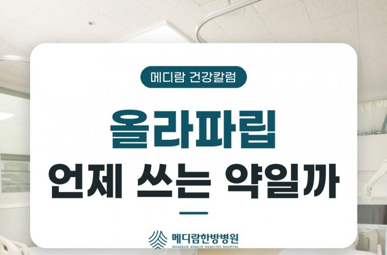 올라파립이 어떤 암에 언제 쓰이는 약인지 다룬 메디람 건강칼럼 목록 이미지
