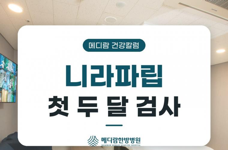 니라파립 복용 첫 두 달의 혈소판·혈압 검사 일정을 다룬 메디람 건강칼럼 목록 이미지